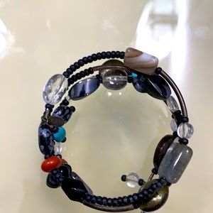 Versatile wrap-around beaded bracelet by Silpada
